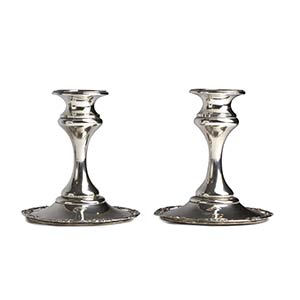 ANTIQUE PAIR OF STERLING SILVER 925‰ ... 