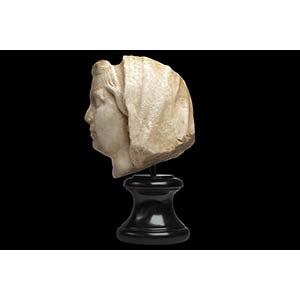 Roman Marble Portrait of a Veiled ... 