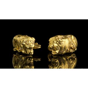 Etruscan Gold Lion-Shaped Belt ... 