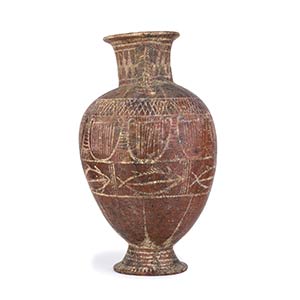 Etruscan White-On-Red Amphora With ... 