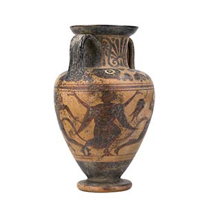 Etruscan Black-Figure Neck Amphora ... 