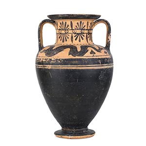 Etruscan Black-Figure Neck Amphora With ... 