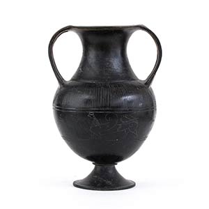 Etruscan Bucchero Nikosthenic Amphora with ... 