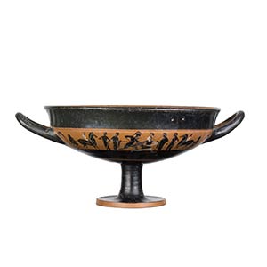Attic Black-Figure Band-Cup Kylix With ... 