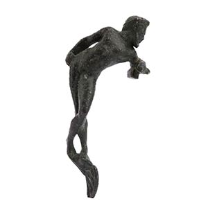 Etruscan Bronze Stretching Satyr Handle4th ... 
