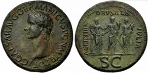 Gaius, called Caligula (37-41), Sestertius, ... 