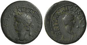 Britannicus, Bronze, Syria: Caesarea ... 