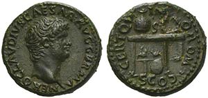 Nero (54-68), Semis, Rome, ca. AD 64AE (g ... 