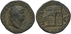 Nero (54-68), Dupondius, Rome, ca. AD 66AE ... 