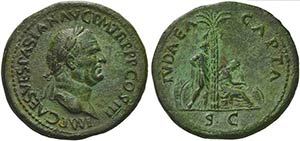 Vespasian (69-79), Sestertius, Rome, AD 71AE ... 