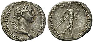 Trajan (98-117), Denarius, Rome, AD ... 
