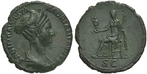 Sabina, As struck under Hadrian, Rome, AD ... 