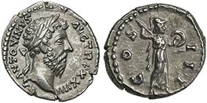 Marcus Aurelius (161-180), Denarius, Rome, ... 