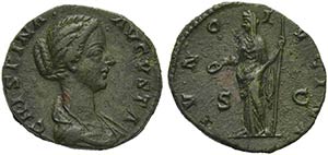 Crispina, As struck under Commodus, Rome, AD ... 