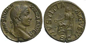 Severus Alexander (222-235), Sestertius, ... 