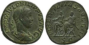 Philip II (247-249), Sestertius, Rome, AD ... 