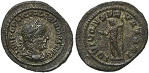 Valerian I (253-260), Quinarius, Rome, AD ... 