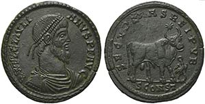 Julian II (360-363), Nummus, Arles, AD ... 