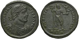 Jovian (363-364), Nummus, Antioch, AD ... 