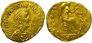 Romulus Augustus (475-476), Semissis, ... 
