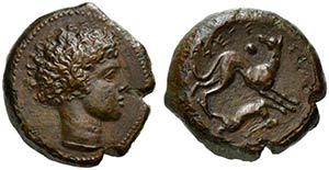 Sicily, Segesta, Onkia, ca. 420-400 BCAE (g ... 