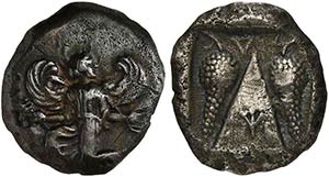Caria, Kaunos, Stater, ca. 430-410 BCAR (g ... 