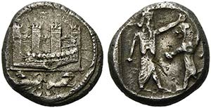 Phoenicia, Sidon, 1/2 Shekel, ca. 450-435 ... 