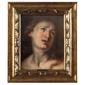 (Flemish?) painter, 17th centuryHead of ... 