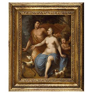 Bon Boullogne (Parigi, 1649 - 1717)Venere e ... 