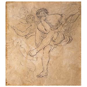 Scuola bolognese, XVIII secoloStudio di nudo ... 