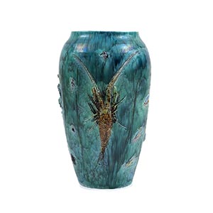 ALBISSOLA CERAMICLarge polychrome vase with ... 