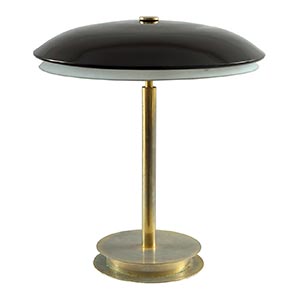 FONTANA ARTE (attr.)Table  lamp with glass ... 