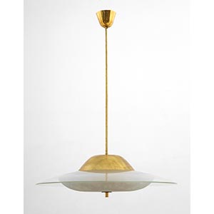 FONTANA ARTE (attr.)Ceiling chandelier with ... 