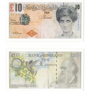 BANKSY Bristol, 1974Difaced Tenners, ... 