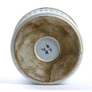 A ‘BLUE AND WHITE’ BRUSH POT, ... 