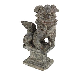 A CERAMIC BUDDHIST LION  China, late Ming ... 