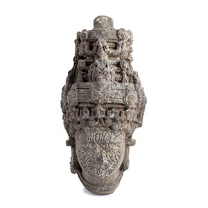 AN ANDESITE HEAD OF A DEITY probably Central ... 