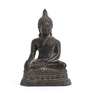 A BRONZE BUDDHASouth-East Asia, 19th ... 
