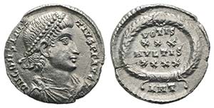 Constantius II (337-361). AR Siliqua (17mm, ... 