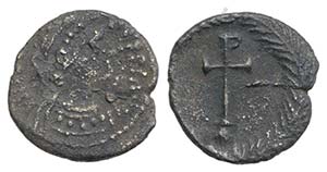 Justin II (565-578). AR Quarter Siliqua ... 