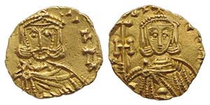 Constantine V (741-775). AV Tremissis (12mm, ... 
