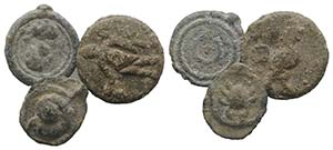 Lot of 3 Roman Pb Tesserae, c. 1st century ... 