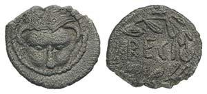 Bruttium, Rhegion, c. 445-435 BC. AR ... 