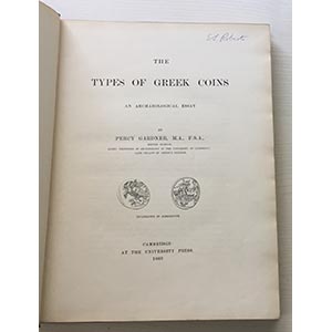 Gardner P. The types of Greek Coins an ... 