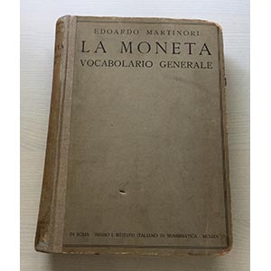 Martinori E. La Moneta Vocabolario ... 