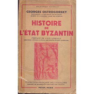 OSTROGORSKY  G. - Histoire de lEtat ... 