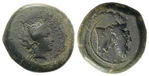 Sicily, Herbessos, 339/8-336 BC. Æ ... 