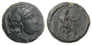 Sicily, Herbita, c. 350 BC. Æ (12mm, 1.55g, ... 