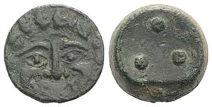 Sicily, Himera, c. 425-409 BC. Æ Tetras or ... 