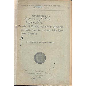 CLERICI C.& C. – Milano, 1908. catalogo ... 